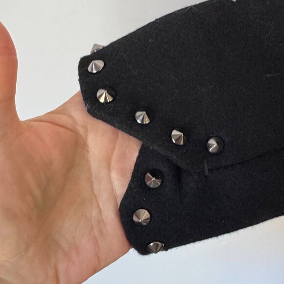 NWT Zadig & Voltaire Wool Marco Stud Coat - Picture 8 of 13